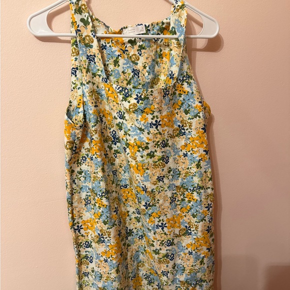 LC Lauren Conrad Dresses & Skirts - LC Lauren Conrad Yellow and Blue Floral Dress